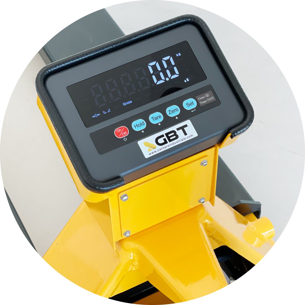 indicator transpalet cu cantar