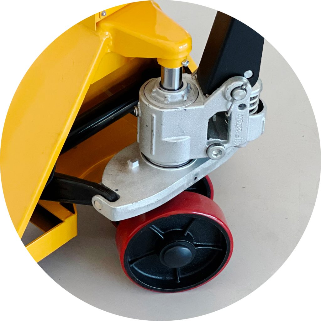 roti din poliuretan transpalet cu cantar