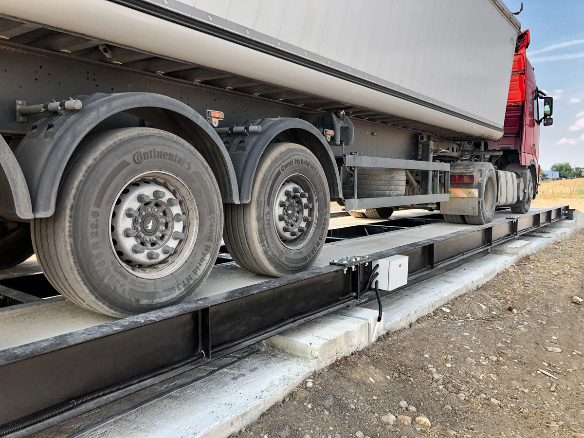 cantar auto cu camion